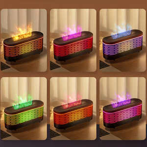 Wholesale 120ml Desktop 3D Humidifier <b>Home</b> Colorful Intelligent <b>Essential</b> Oil Silent Aroma Diffuser with Atmosphere Lights - Product Image 5