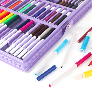 SINOART-لوازم الفن طقم رسم للأطفال مجموعة صغيرة مع الباستيل الزيتية أقلام تلوين ملونة أقلام أقلام ألوان مائية - Product Image 6