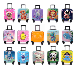 <span class=keywords><strong>Valise</strong></span> <span class=keywords><strong>cabine</strong></span> enfant motif animal avec <span class=keywords><strong>roulettes</strong></span> pivotantes, bagage de voyage 18 pouces, prix usine - Product Image 4