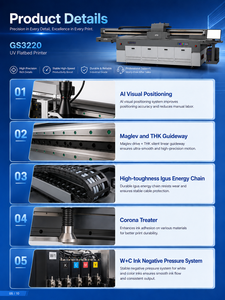 เครื่องพิมพ์ยูวีแบบม้วนต่อม้วน 3.2 เมตร รุ่น I3200 สำหรับพิมพ์ป้ายไวนิล ผ้าแคนวาส งานโฆษณากลางแจ้ง เครื่องพิมพ์อิงค์เจ็ทดิจิตอลขนาดใหญ่ - Product Image 6