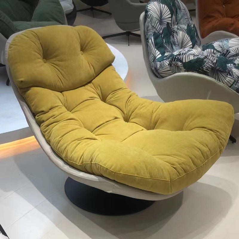 Cat paw leather beige shell yellow Dove velvet seat cushion