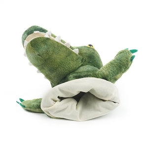 Títeres de mano de cocodrilo de felpa suave personalizados para niños Teatro de marionetas Animal de peluche personalizado - Product Image 4