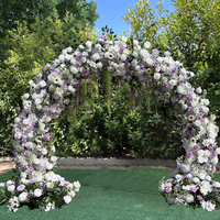 Nouvelle Arrivée Moderne : Arche de Fleurs Artificielles en Soie pour Mariage, Fête, Décoration Intérieure et Extérieure