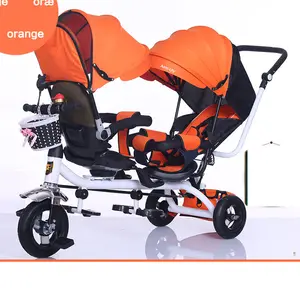 Bestseller Kinderwagen Dreirad Kinder Doppels itz Dreirad für Zwillinge