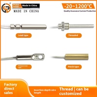 Sonde de température industrielle antidéflagrante en platine, thermistance et thermocouple de type K PT100, à montage en surface, ODM OEM