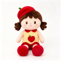 Poupée en peluche super douce et mignonne pour fille, avec différentes tenues, robe uniforme, jouet décoratif en peluche pour la décoration de la maison et cadeau d'anniversaire