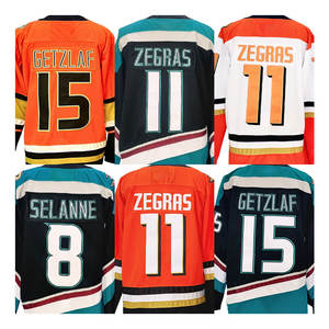 Оптовая продажа: Новая хоккейная форма 2025 года с премиальной строчкой, Анахайм Дакс, номера: 8 Селлен, 9 Кария, 11 Зеграс, 15 Райан Гетцлф, 20 Крейдер - Product Image 1