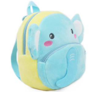 2023 Mochila De Pelúcia Crianças De Pelúcia Animal Brinquedo De Pelúcia Animais Brinquedo De Pelúcia Personalizado Cartoon Azul Elefante Mochila - Product Image 4