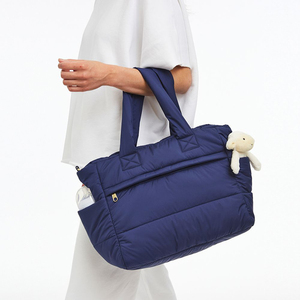 Sac à langer de luxe léger et imperméable pour maman, sac de voyage personnalisé, sac à bandoulière matelassé pour bébé - Product Image 4