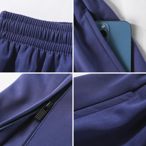 กางเกงวิ่งจ๊อกกิ้งผู้ชายมืออาชีพกางเกงวอร์มผ้าทอแห้งเร็วสะท้อนแสงสำหรับผู้ชาย - Product Image 5