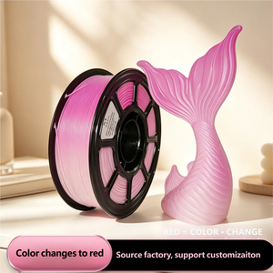 Filament d'imprimante 3D PLA changeant de couleur sous UV de qualité supérieure 1,75 mm compatible avec Bambu Lab Creality - Product Image 3