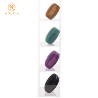 Étui à lunettes en velours rigide rectangulaire, étui à lunettes de soleil de luxe, étui à lunettes personnalisé avec logo multicolore pour femmes et hommes, optique