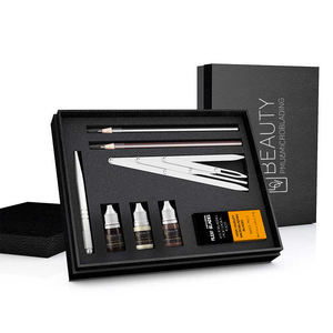 Étui de maquillage professionnel <span class=keywords><strong>Semi</strong></span>-<span class=keywords><strong>Permanent</strong></span> pour Microblading cosmétiques, <span class=keywords><strong>kit</strong></span> de formation pour débutant avec Logo privé - Product Image 1