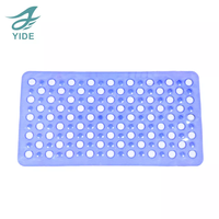 YIDE Tapis de baignoire Tapis de douche antidérapant pour baignoire: PVC Soft Air Bubble achine Tapis de douche lavable dans le bain