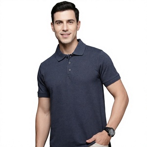 Camisetas Polo de Algodón y Poliéster para Hombre, Directo de Fábrica, Cuello Clásico Bordado Personalizado, Fabricante OEM al por Mayor - Product Image 1