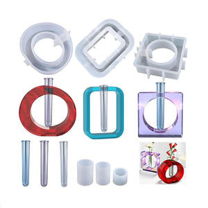 초기 라이저 테스트 튜브 꽃병 실리콘 브래킷 금형 꽃 냄비 확산 수경 식물 꽃 디스플레이 홈 오피스 - Product Image 1