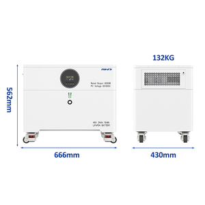 Sistema de Almacenamiento de Energía Solar Apilable Todo en Uno de 15 kWh y 48 V, Integrado con Red Híbrida de 10-20 kW para Uso Doméstico - Product Image 1