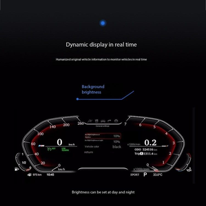 4 core 12.3นิ้ว HD แผงหน้าปัด LCD เครื่องวัดความเร็วแบบดิจิตอลเหมาะสำหรับ BMW 3 Series E91 E90 E92 2005-2012 - Product Image 5