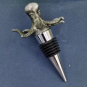 Creative Zinc Alloy Giraffe Flamingo Octopus Mermaid Owl Modeling Cork Art Decoration <strong>Bottle</strong> <strong>Cap</strong> Gift <strong>Crafts</strong> Wine Stopper