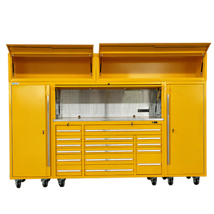 Bàn làm việc di động nhà để xe công cụ lưu trữ tủ hội thảo kim loại nặng bàn làm việc - Product Image 1