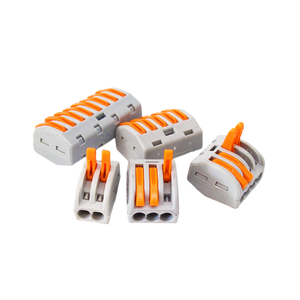 Nhỏ gọn 214 nhanh chóng kết nối điện với 1-in 3-out nhanh push-in dây kết nối đồng pins LEVER Nut 3P dây dẫn - Product Image 4