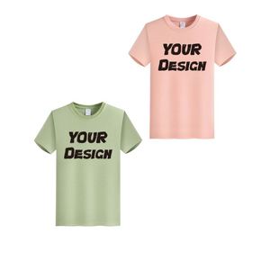 เสื้อยืดคอกลมคุณภาพสูง 210 แกรม สำหรับผู้ชาย ขายส่ง รับสกรีนโลโก้ เสื้อเปล่าธรรมดา - Product Image 2