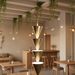 Lampada a Sospensione in Alluminio LED, Pendente Lungo per Illuminazione di Angoli in Camera da Letto e Corridoio, Lampadari e Luci Pendenti Chic - Product Image 2