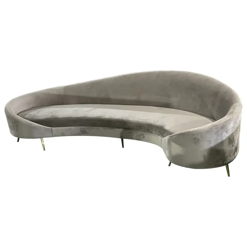 2023 beliebtestes Design Made in China Luxus Cloud Couch Stoff Sitz Stahl beine Liege sofa für Wohnzimmer