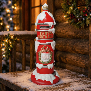 <span class=keywords><strong>Buzón</strong></span> Navideño <span class=keywords><strong>de</strong></span> Fibra <span class=keywords><strong>de</strong></span> Vidrio con Diseño <span class=keywords><strong>de</strong></span> Santa Claus, Decoración Navideña para Exteriores, <span class=keywords><strong>Buzón</strong></span> <span class=keywords><strong>de</strong></span> Tamaño Real, Decoraciones Navideñas para Centros Comerciales, Accesorio para Fotos - Product Image 1