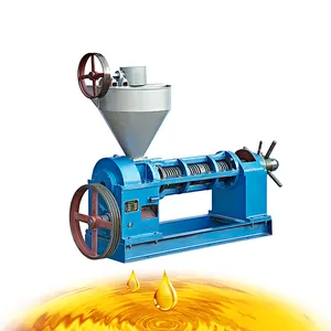 Small oil production business palm oil screw press soya bean coconut oil processing machine sri lanka
