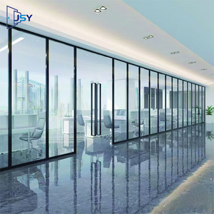 Cloison modulaire détachable Cloison <span class=keywords><strong>acoustique</strong></span> en verre Cloison séparatrice de pièce Applications dans les bureaux, les écoles, les hôtels - Product Image 1