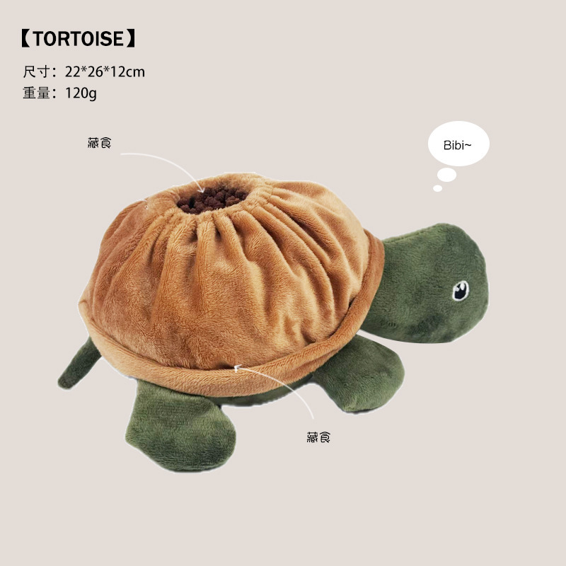 Mop-velvet food-hiding animal - turtle