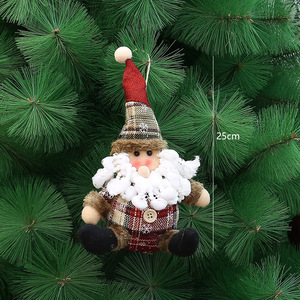 Nouvelles décorations de Noël, vente en gros en petites séries, figurines en tissu, décorations pour arbre de Noël, petites décorations suspendues - Product Image 4