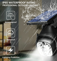 Lampe solaire d'extérieur pour jardin avec capteur de mouvement PIR, lampe murale LED étanche pour patio, balcon et éclairage de cour