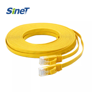 <span class=keywords><strong>Cable</strong></span> de Conexión Plano FTP STP CAT6 Blindado, <span class=keywords><strong>Cable</strong></span> Ethernet de 10 Gbps <span class=keywords><strong>RJ45</strong></span> de Cobre, Varios <span class=keywords><strong>Colores</strong></span>, Longitud Personalizada OEM, LSZH PVC, Certificado CE - Product Image 4
