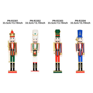 Ornements de Noël en gros, décorations de Noël en bois faites à la main, décorations d'arbre personnalisées avec logo, cadeaux <span class=keywords><strong>Casse</strong></span>-<span class=keywords><strong>Noisette</strong></span> et Ballerine - Product Image 2