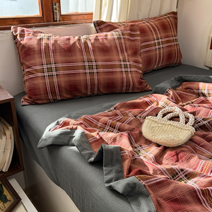 Parure <span class=keywords><strong>de</strong></span> lit hôtelière quatre pièces en <span class=keywords><strong>coton</strong></span> pur jacquard <span class=keywords><strong>double</strong></span> couche 300 fils, écologique, confortable et <span class=keywords><strong>de</strong></span> haute qualité – Magnifique - Product Image 4
