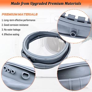 Joint d'étanchéité de porte de lave-linge MDS47123619 en caoutchouc rond durable pour modèles WM3080CW WM3180CW WM3270CW WM3500CW WM3670HVA - Product Image 4