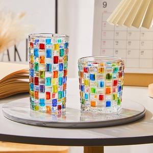 Verrerie Italienne Créative Vitrail Verre à Whisky Tasse Colorée - Product Image 2