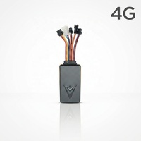 Localizador GPS para Vehículos 4G CA005 con Alarma SOS, Micrófono Integrado, Antirrobo, 2G GSM LBS, Compatible con PC y Sensor de Nivel de Combustible