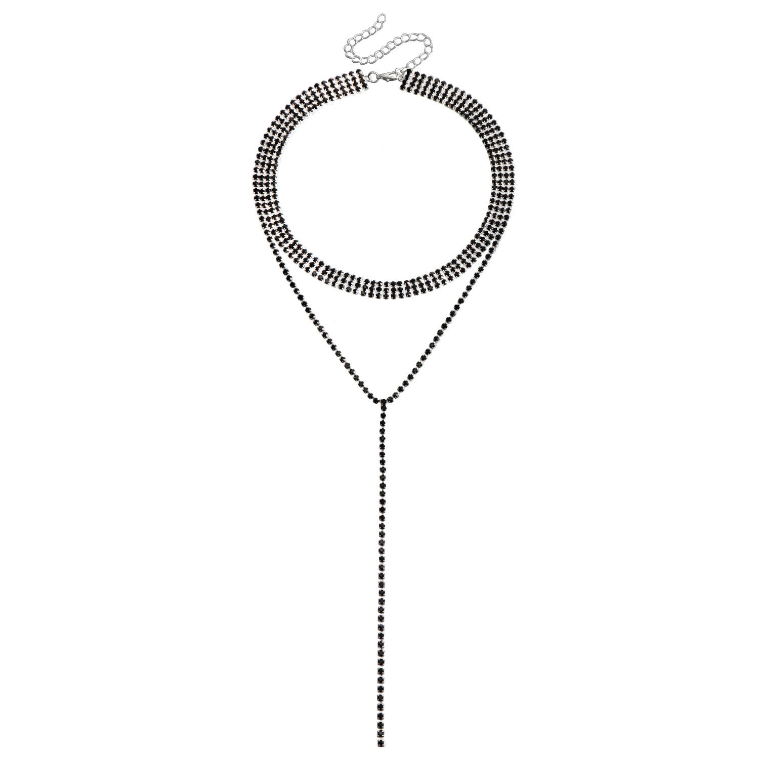 ZW063เงินสีดำเพชร