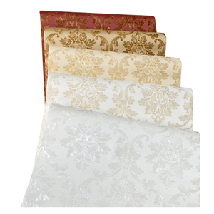 Роскошные виниловые обои из ПВХ, настенные украшения для дома, Дамасские обои, 3d европейские тисненые обои - Product Image 4