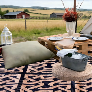 Tapis d'extérieur durable et écologique, portable, imperméable, résistant à l'humidité, élégant, pour le camping et la plage - Product Image 1