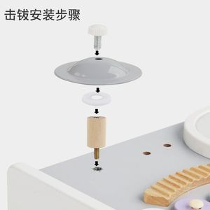 Juguete de Piano de Madera, Estación Musical Multifuncional para el Aprendizaje Temprano y el Desarrollo de la Coordinación Mano-Ojo - Product Image 5