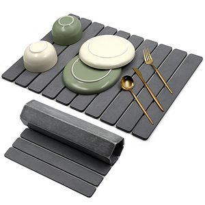 Strong Water Absorbent Diatomite Stone <strong>Drying</strong> <strong>Mat</strong> for <strong>Kitchen</strong> Counter - Product Image 1