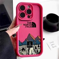 Coque de téléphone portable souple en TPU créative avec un design de paysages le long du chemin, adaptée à l'Iphone 15 Promax/17/16/14/13/12/11/X