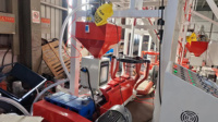 Extrusion monocouche à grande vitesse SJ50-800H PLA PBAT Machine de soufflage de film biodégradable d'amidon de maïs