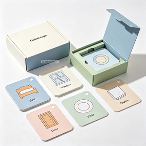 Cartes flash interactives d'apprentissage pour enfants, personnalisées et imprimées, pour le développement cognitif précoce et la reconnaissance des mots - Product Image 2