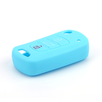Vente flash, coque de protection de clé de voiture en silicone colorée et bon marché, coque de clé de voiture de remplacement