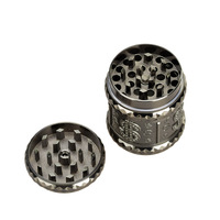 Broyeur manuel à quatre couches de fumée de 44mm Produit chaud Broyeur de cigarettes Accessoires pour fumeurs